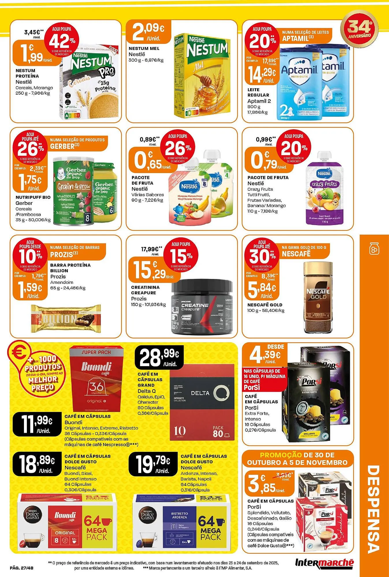 Folheto Folheto Intermarché de 30 de outubro até 5 de novembro 2025 - Pagina 27