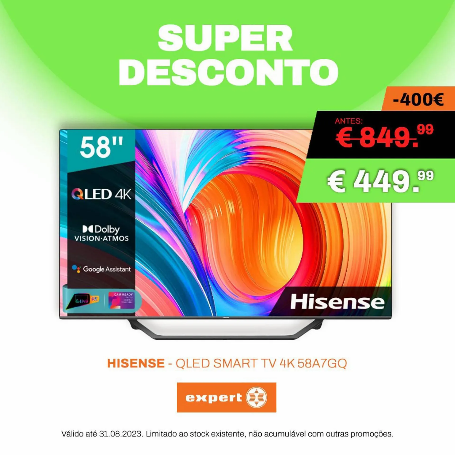 Folheto Folheto Expert de 9 de agosto até 31 de agosto 2023 - Pagina 1