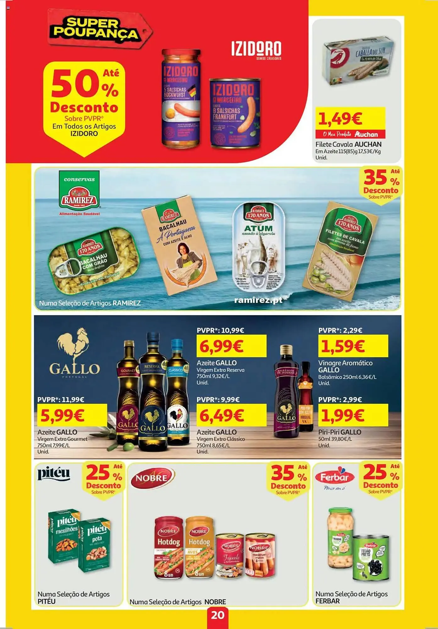 Folheto Folheto Auchan de 2 de outubro até 9 de outubro 2025 - Pagina 20