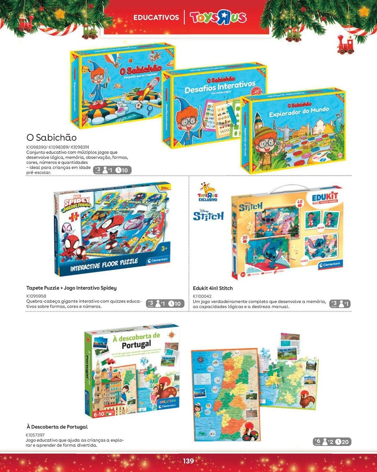 Folheto Catálogo Toys R Us de 5 de novembro até 5 de janeiro 2026 - Pagina 139