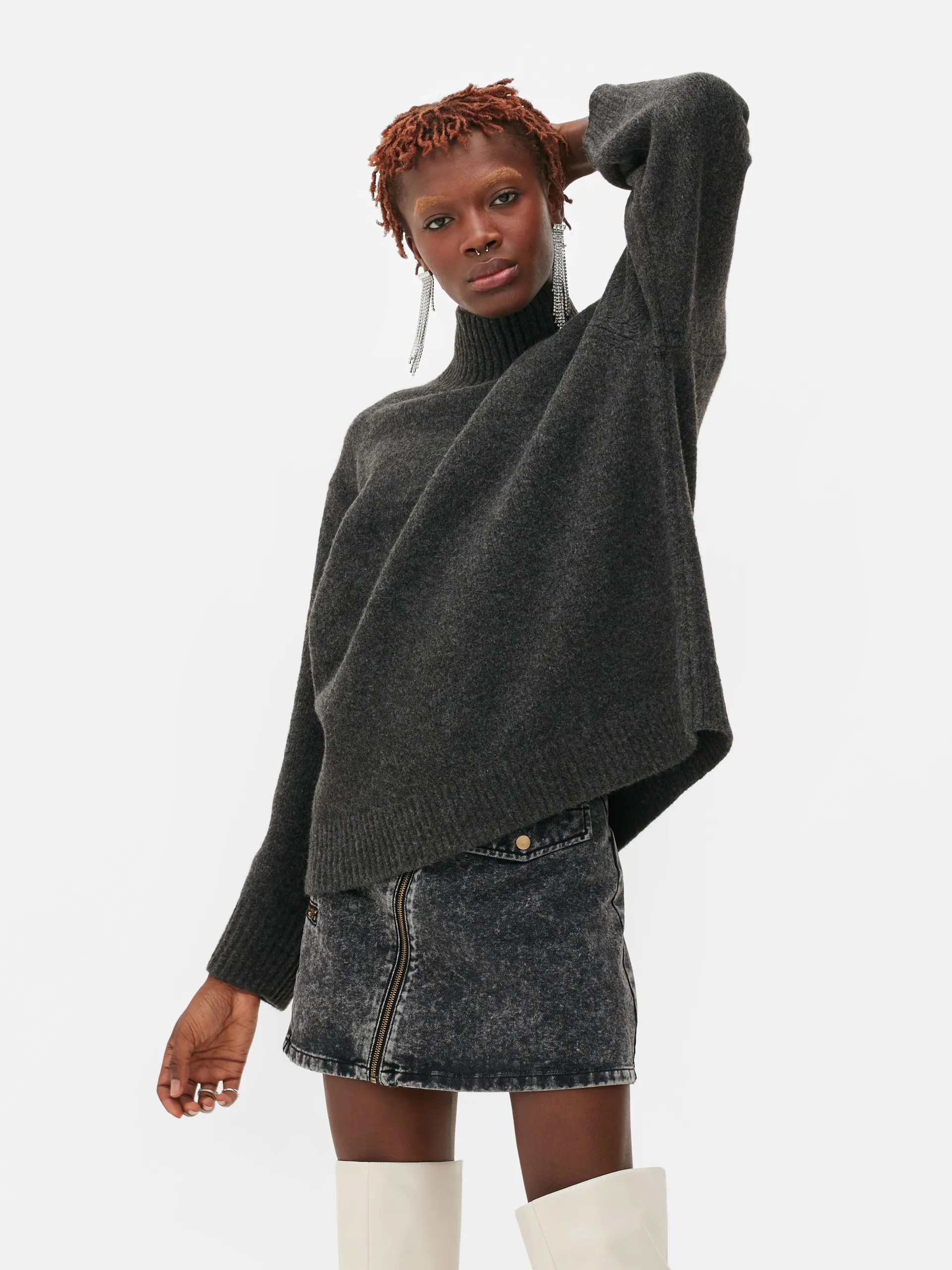 Camisola gola afunilada Rita Ora