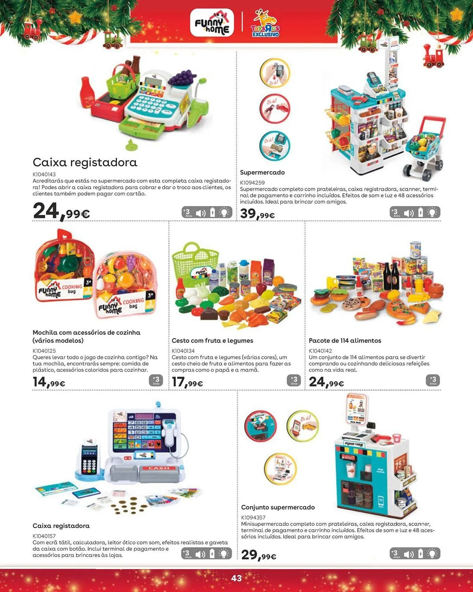 Folheto Catálogo Toys R Us de 5 de novembro até 5 de janeiro 2026 - Pagina 43