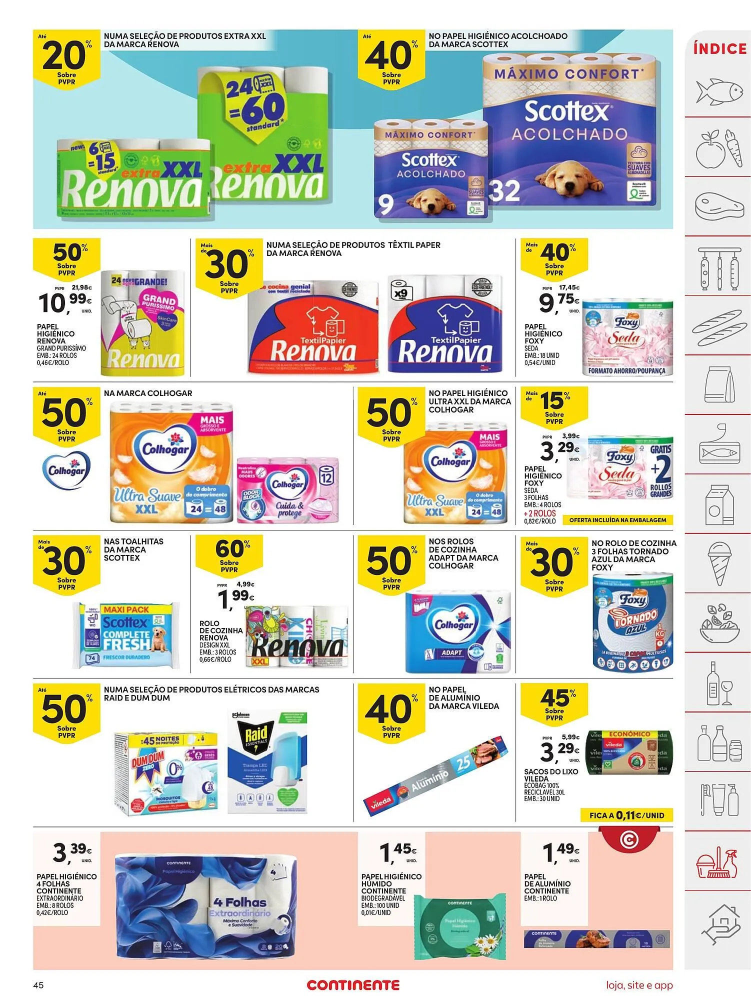 Folheto Folheto Continente de 14 de abril até 20 de abril 2026 - Pagina 45