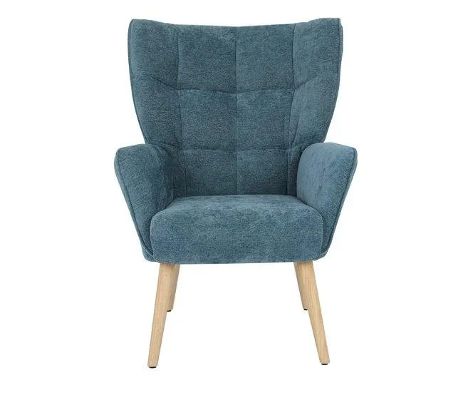 Cadeirão decorativo TYRA cor azul