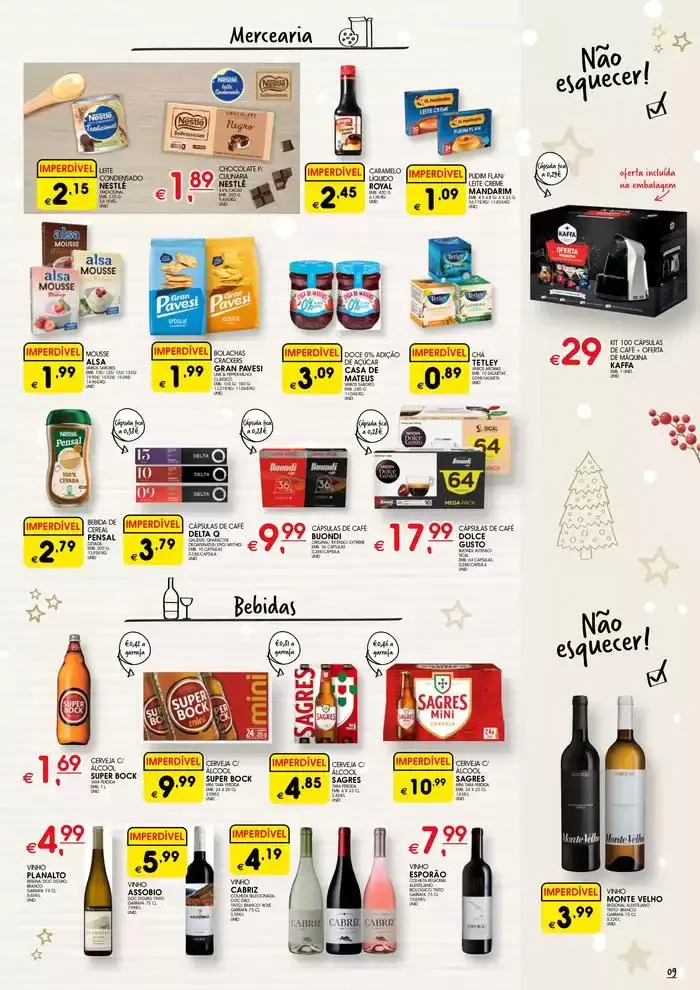Folheto Ofertas especiais atrativas para todos de 22 de novembro até 24 de dezembro 2024 - Pagina 9