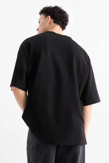 Oversized T-shirt - textured