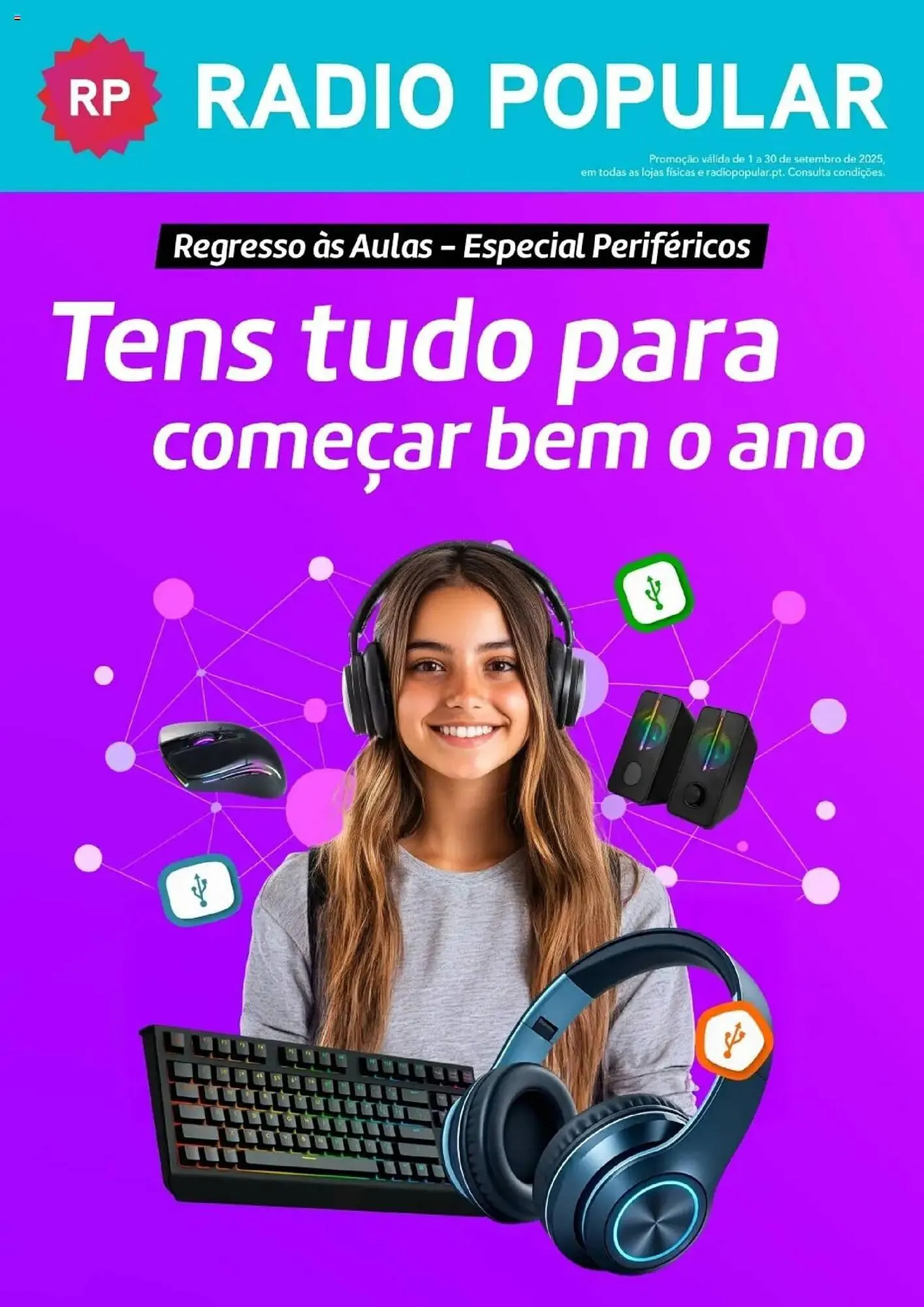 Folheto Folheto Radio Popular de 1 de setembro até 1 de outubro 2025 - Pagina 1