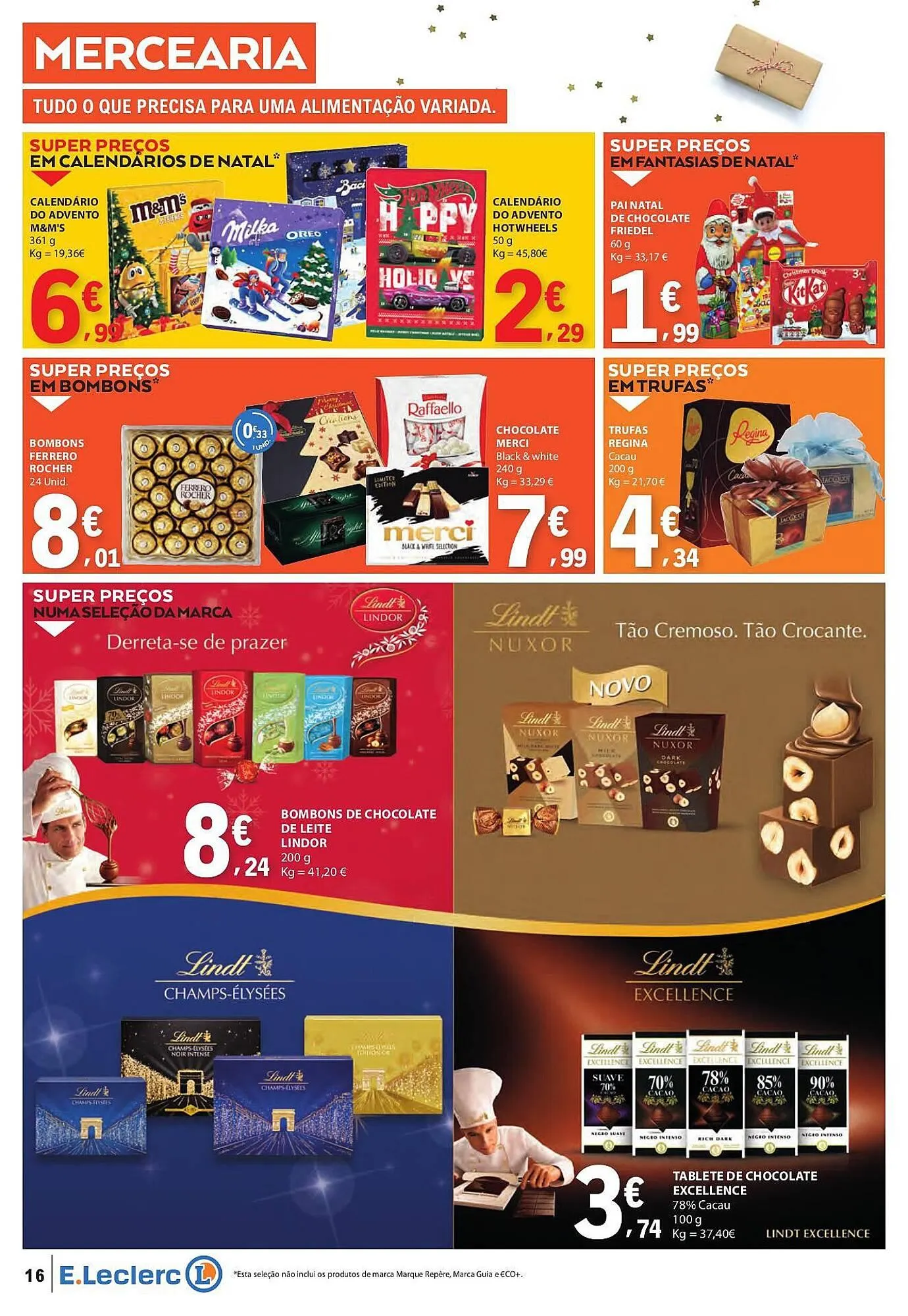 Folheto Folheto E.Leclerc de 13 de novembro até 19 de novembro 2025 - Pagina 16
