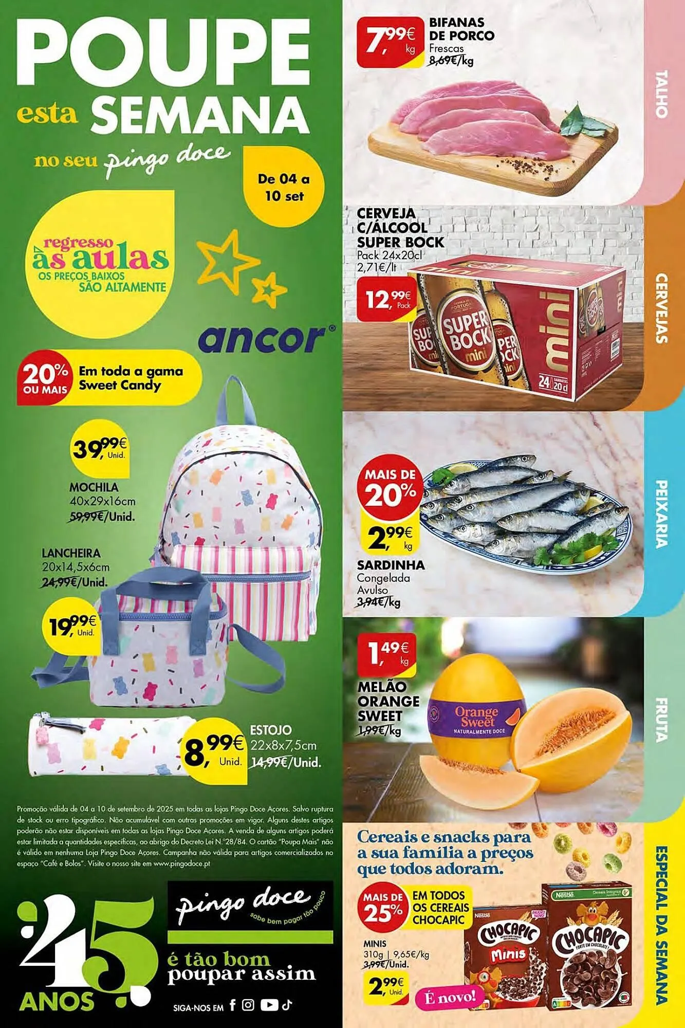 Folheto Folheto Pingo Doce de 4 de setembro até 10 de setembro 2025 - Pagina 1