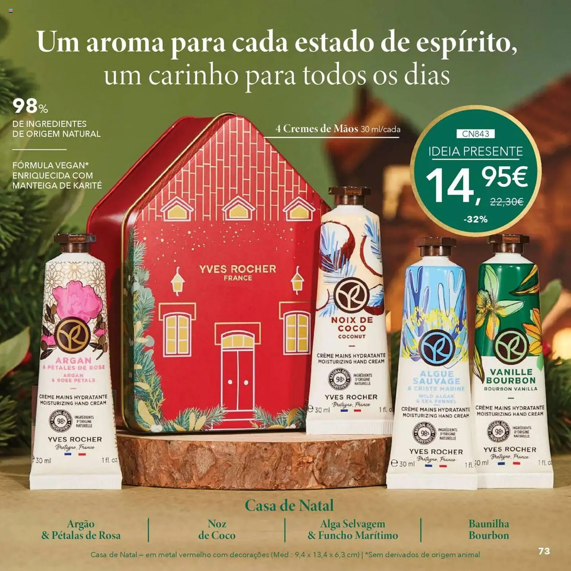 Folheto Catálogo Yves Rocher de 17 de outubro até 24 de dezembro 2025 - Pagina 73