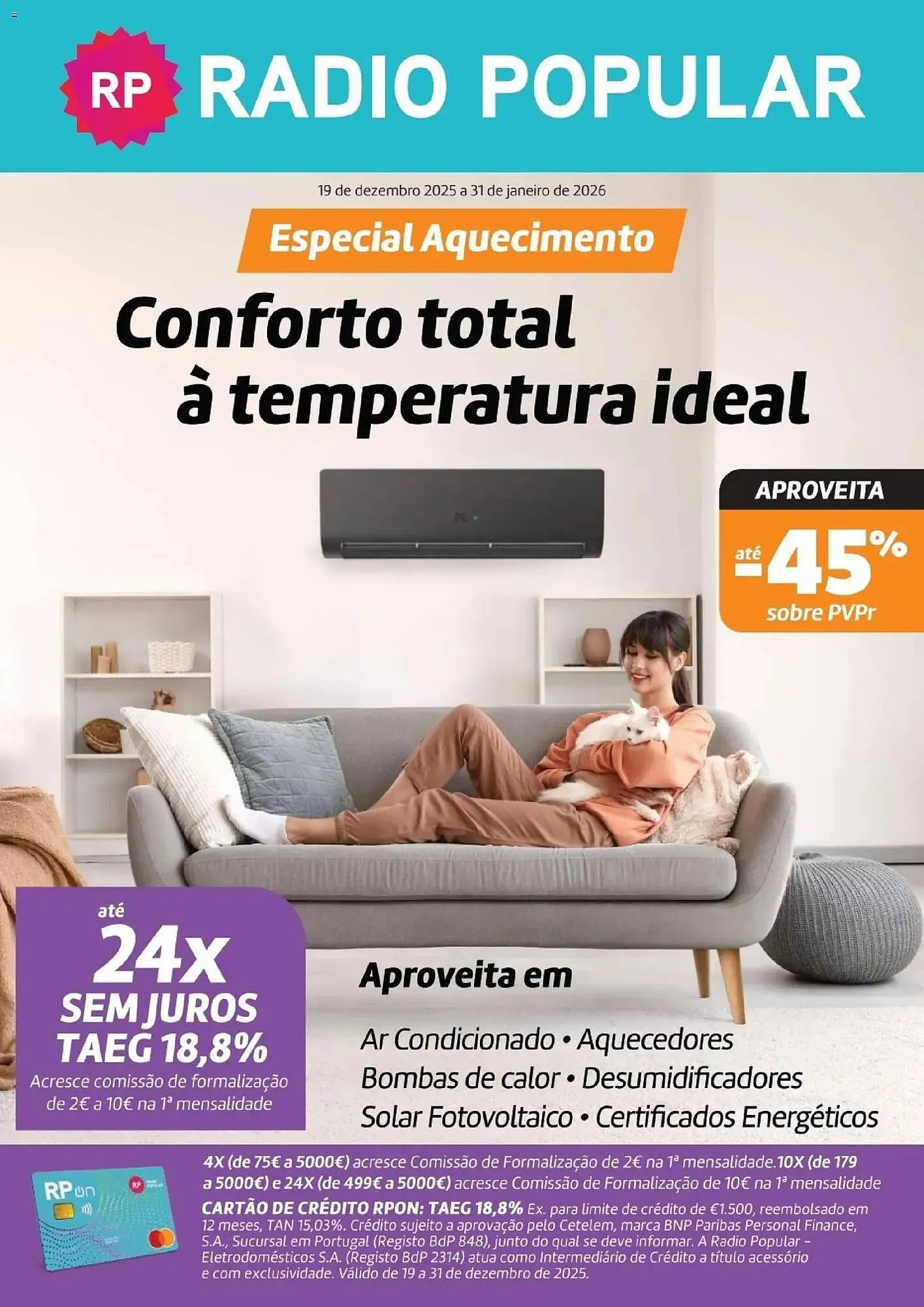 Folheto Folheto Radio Popular de 19 de dezembro até 1 de fevereiro 2026 - Pagina 1