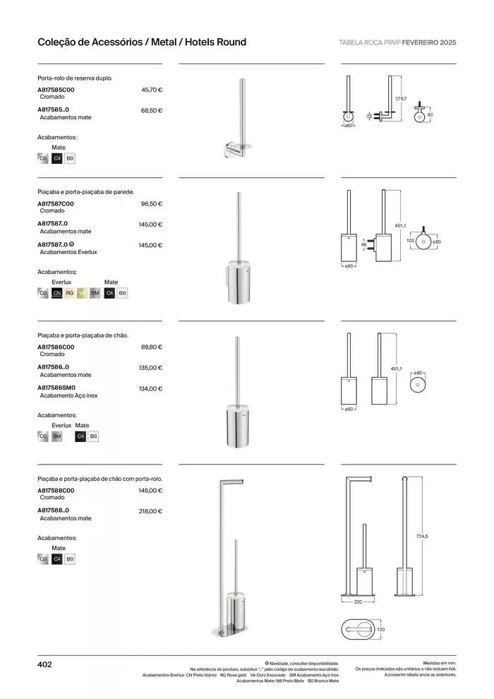 Folheto Soluções de Banho de 6 de janeiro até 31 de dezembro 2025 - Pagina 404