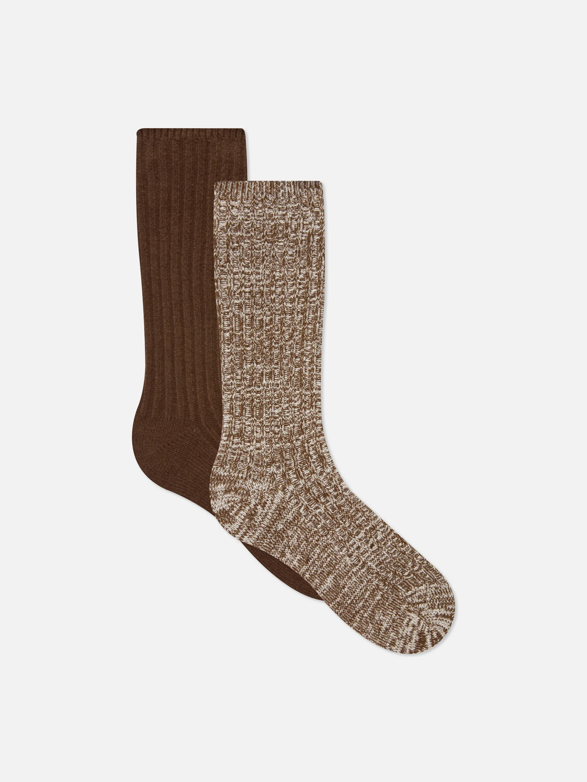 Pack 2 pares meias cano alto