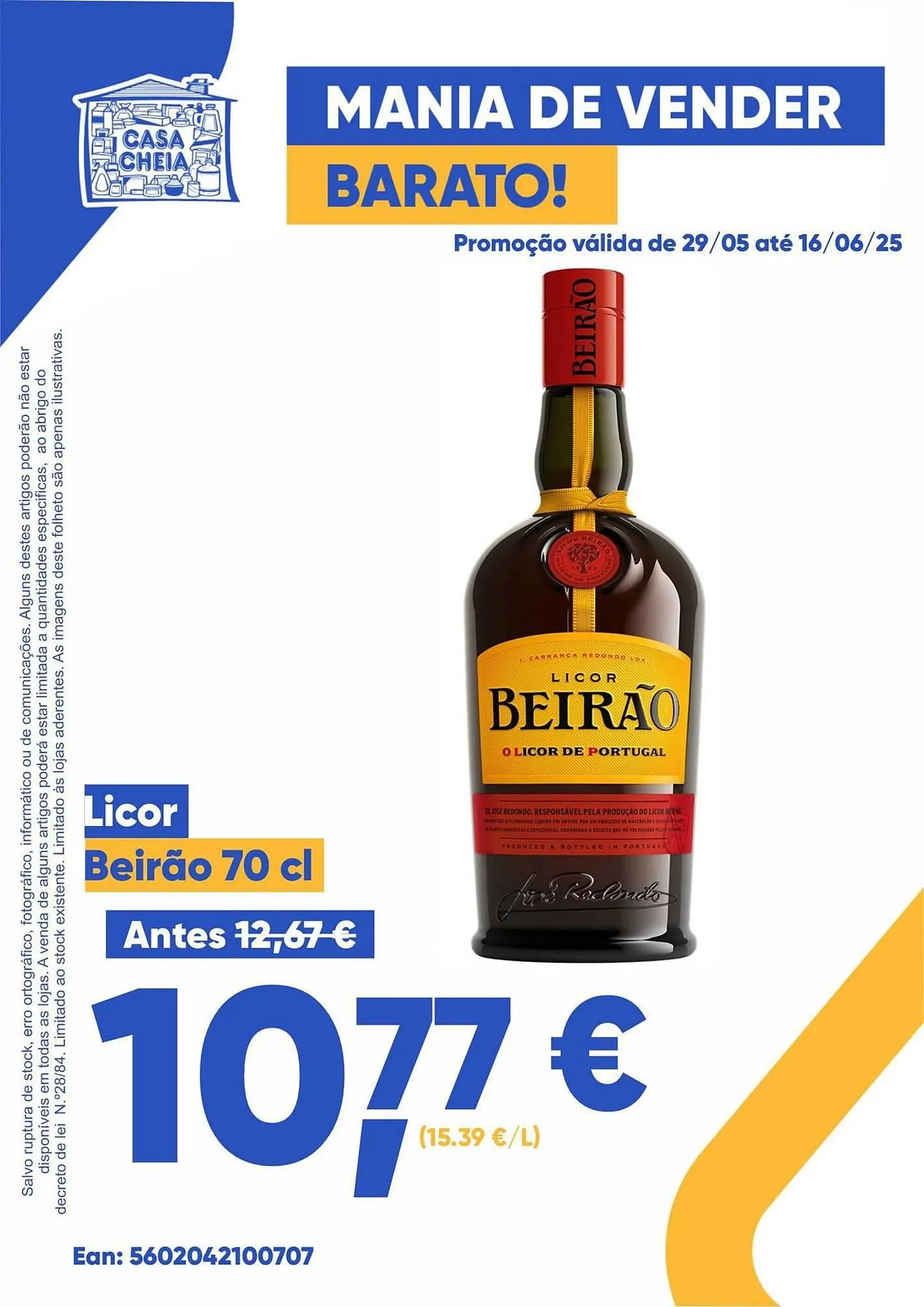 Folheto Folheto Casa Cheia de 29 de maio até 16 de junho 2025 - Pagina 1