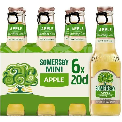 SOMERSBY Sidra Com Álcool Maçã 6x200 ml