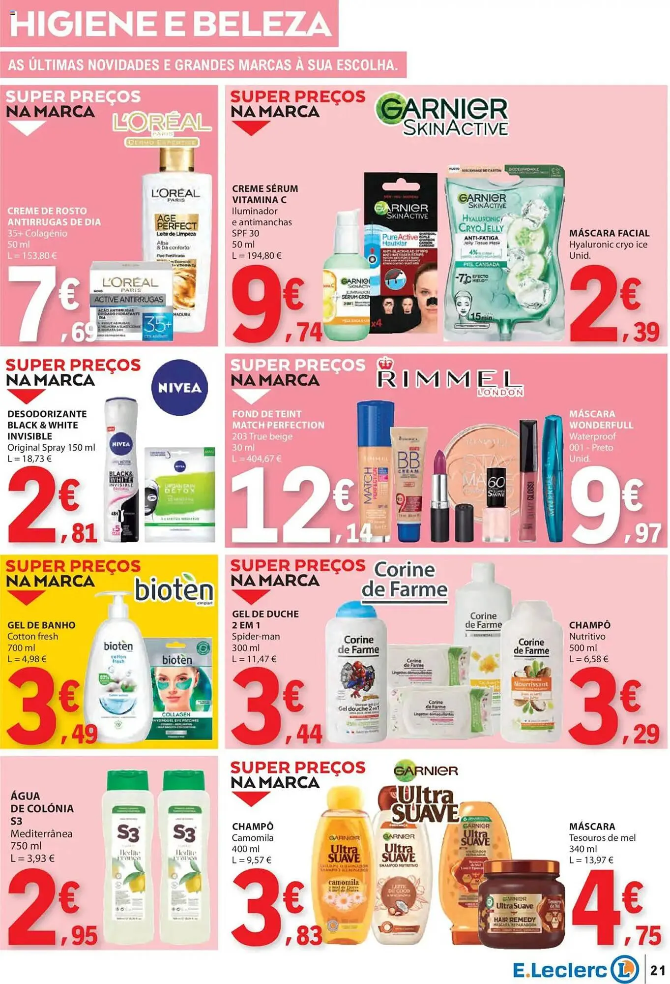 Folheto Folheto E.Leclerc de 27 de março até 2 de abril 2025 - Pagina 21
