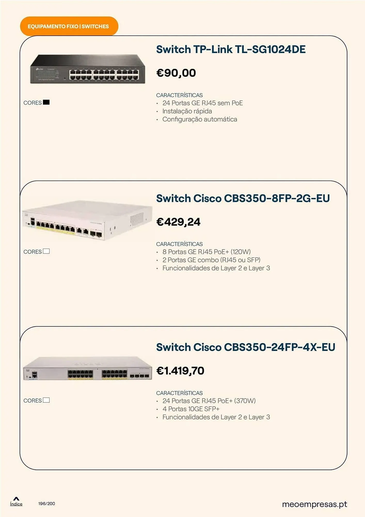 Folheto Catálogo MEO de 25 de setembro até 30 de setembro 2025 - Pagina 196
