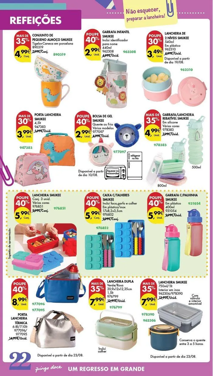 Folheto Folheto Pingo Doce de 6 de agosto até 23 de setembro 2024 - Pagina 14
