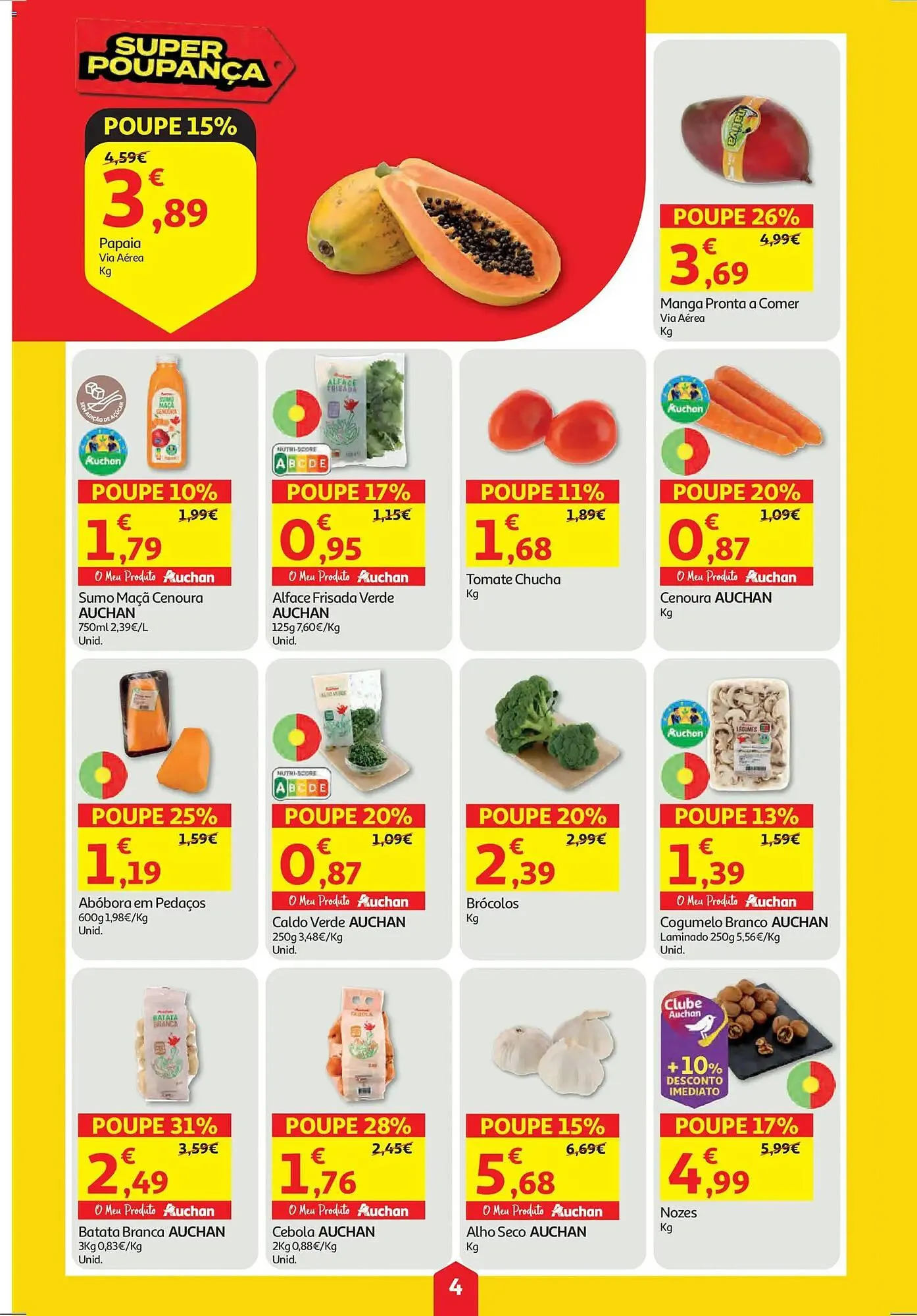 Folheto Folheto Auchan de 19 de fevereiro até 26 de fevereiro 2026 - Pagina 4