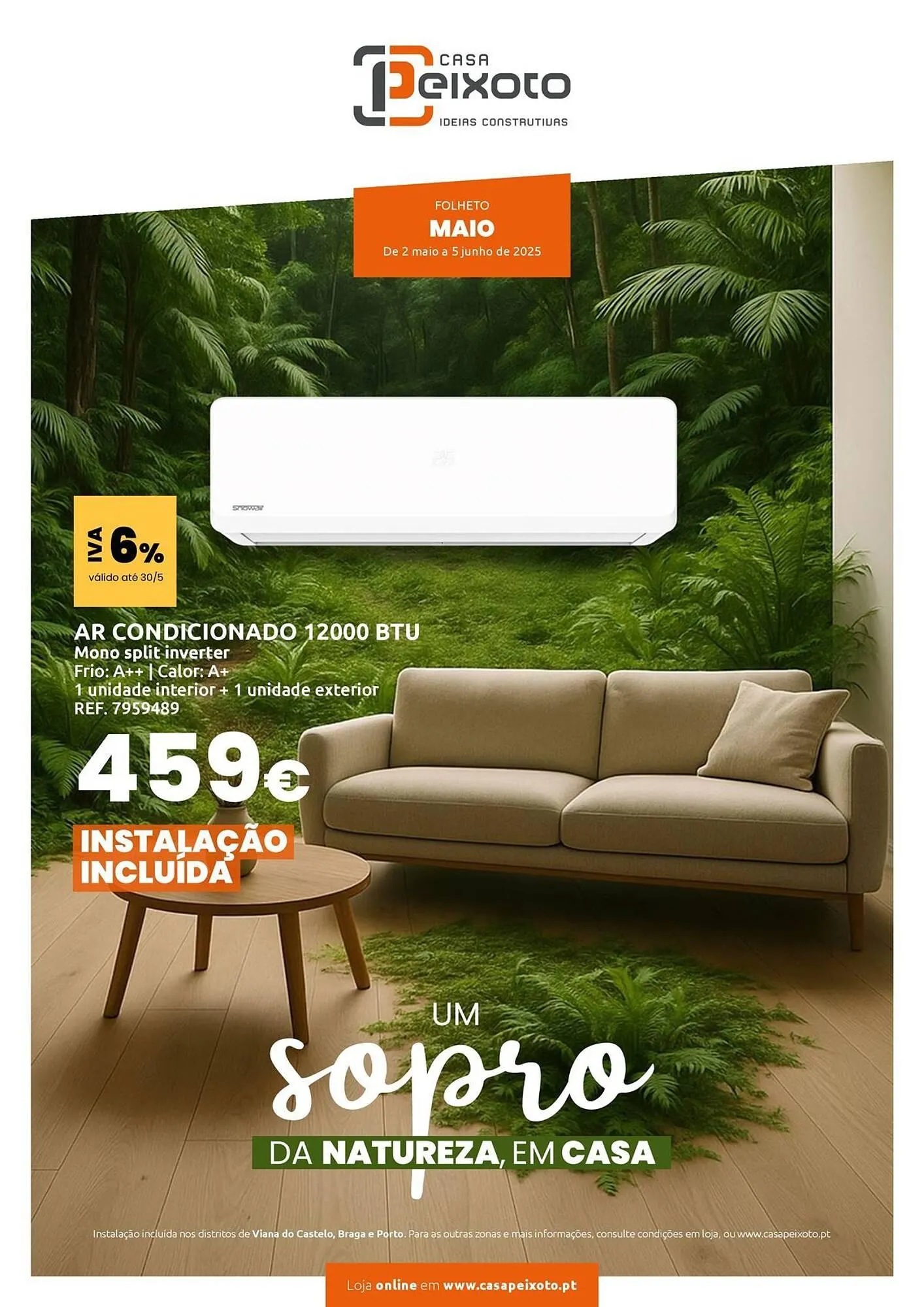 Folheto Folheto Casa Peixoto de 2 de maio até 5 de junho 2025 - Pagina 1