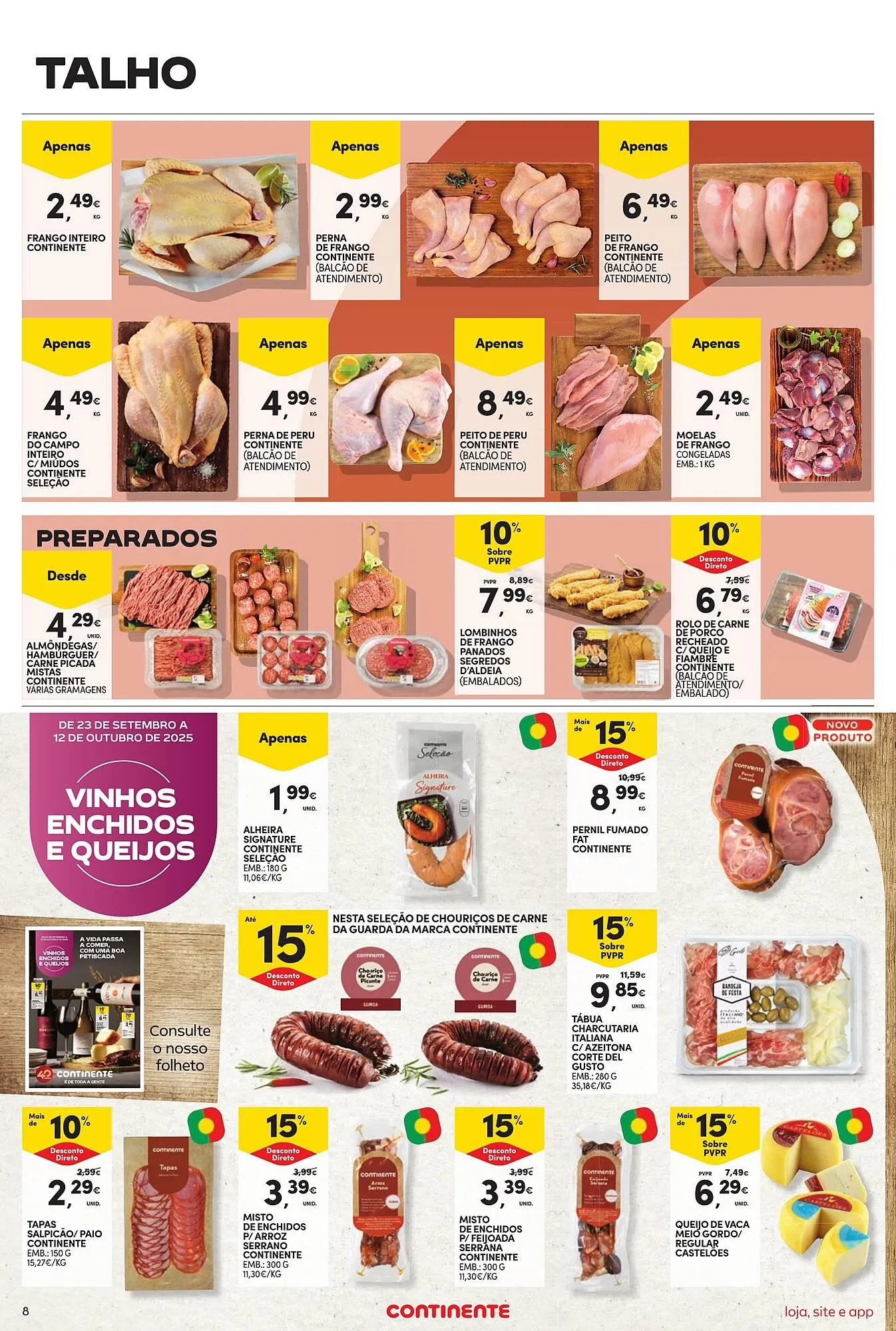 Folheto Folheto Continente Bom dia de 30 de setembro até 6 de outubro 2025 - Pagina 8
