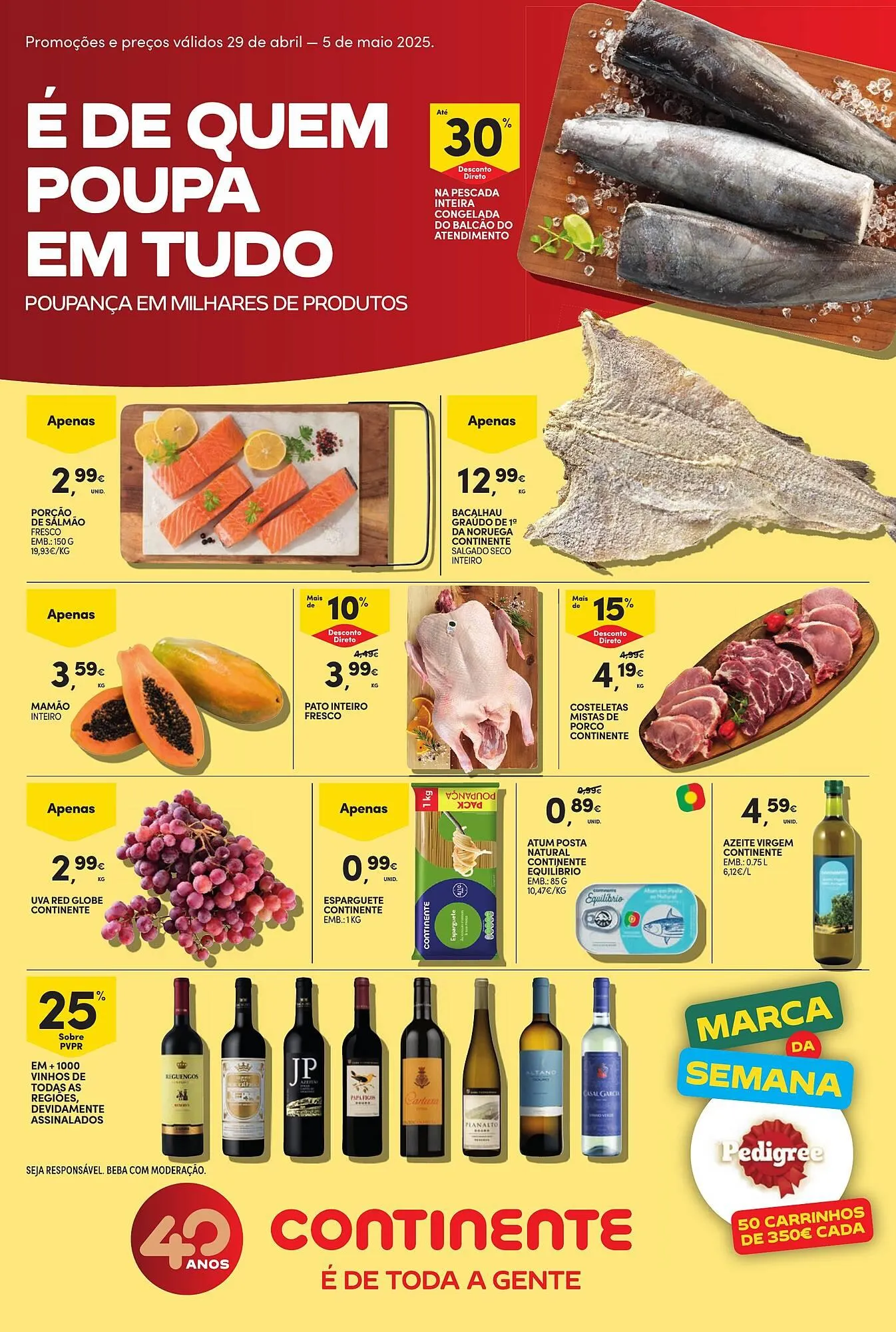 Folheto Folheto Continente Bom dia de 13 de maio até 19 de maio 2025 - Pagina 1