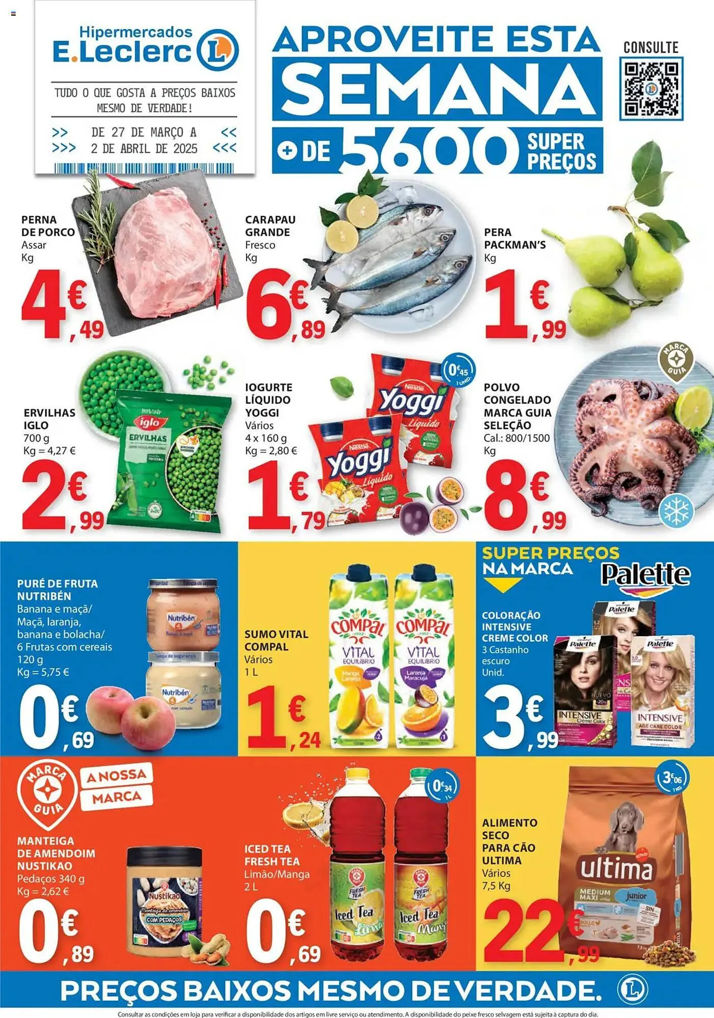 Folheto Folheto E.Leclerc de 27 de março até 2 de abril 2025 - Pagina 1