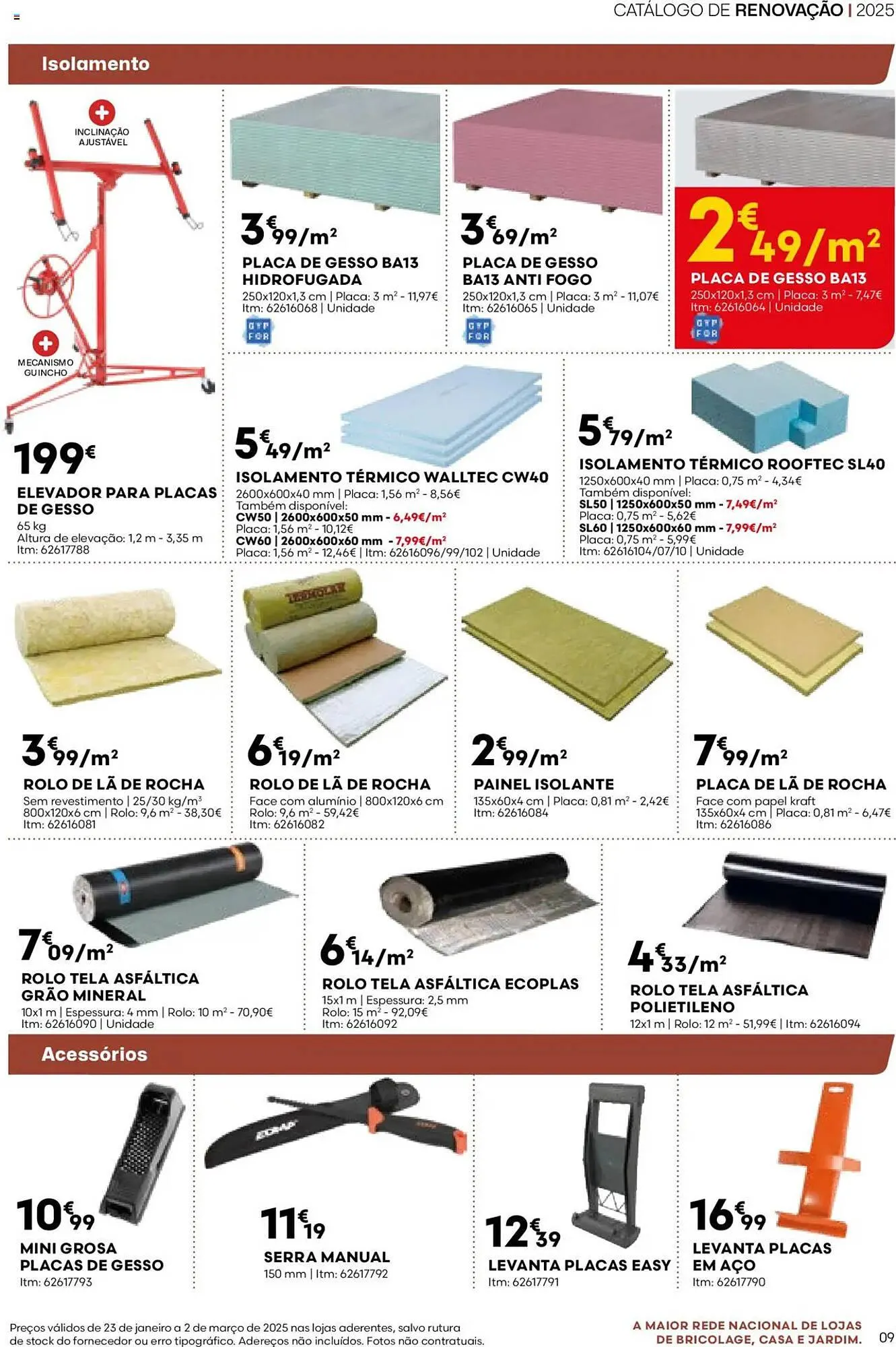 Folheto Folheto Bricomarché de 23 de janeiro até 2 de março 2025 - Pagina 9