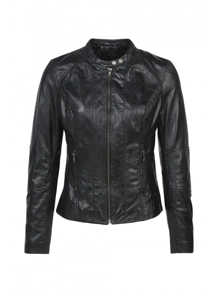 Blusão em pele Jade