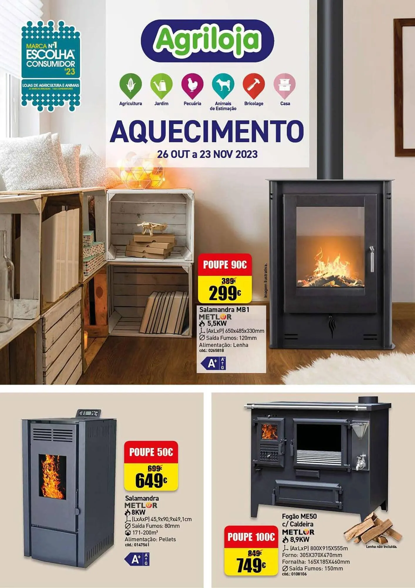 Folheto Folheto Agriloja de 26 de outubro até 23 de novembro 2023 - Pagina 1