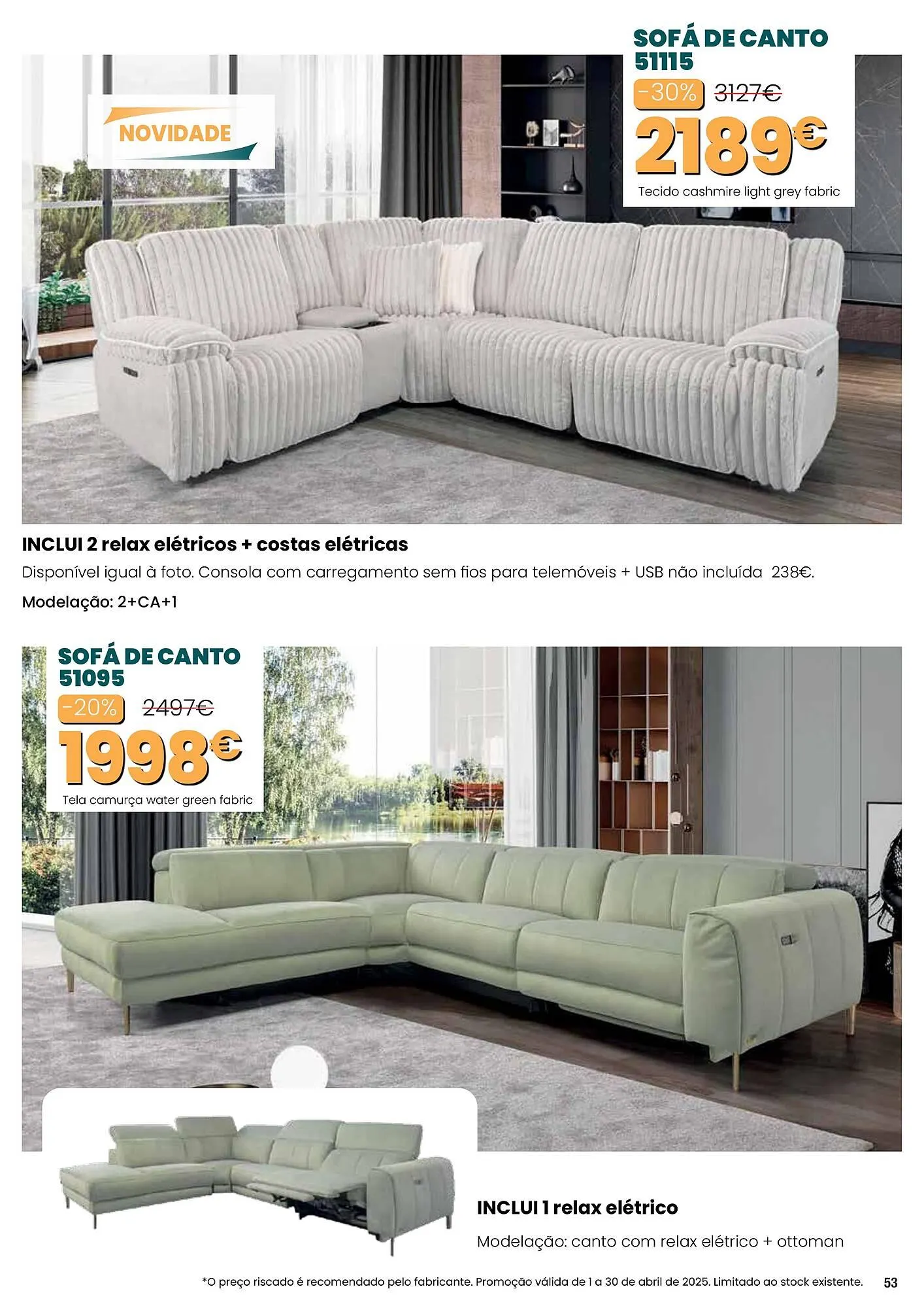 Folheto Folheto Hiper Centro do Móvel de 1 de abril até 30 de abril 2025 - Pagina 53