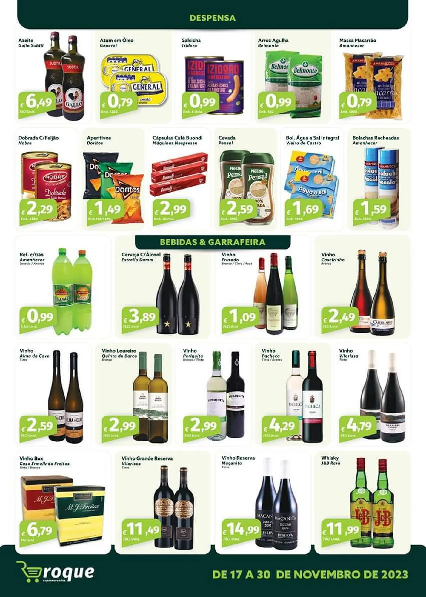 Folheto Folheto Roque Supermercados de 17 de novembro até 30 de novembro 2023 - Pagina 3