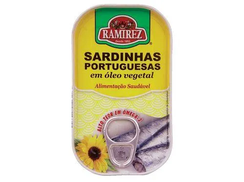 sardinha ramirez em óleo 125(88)g