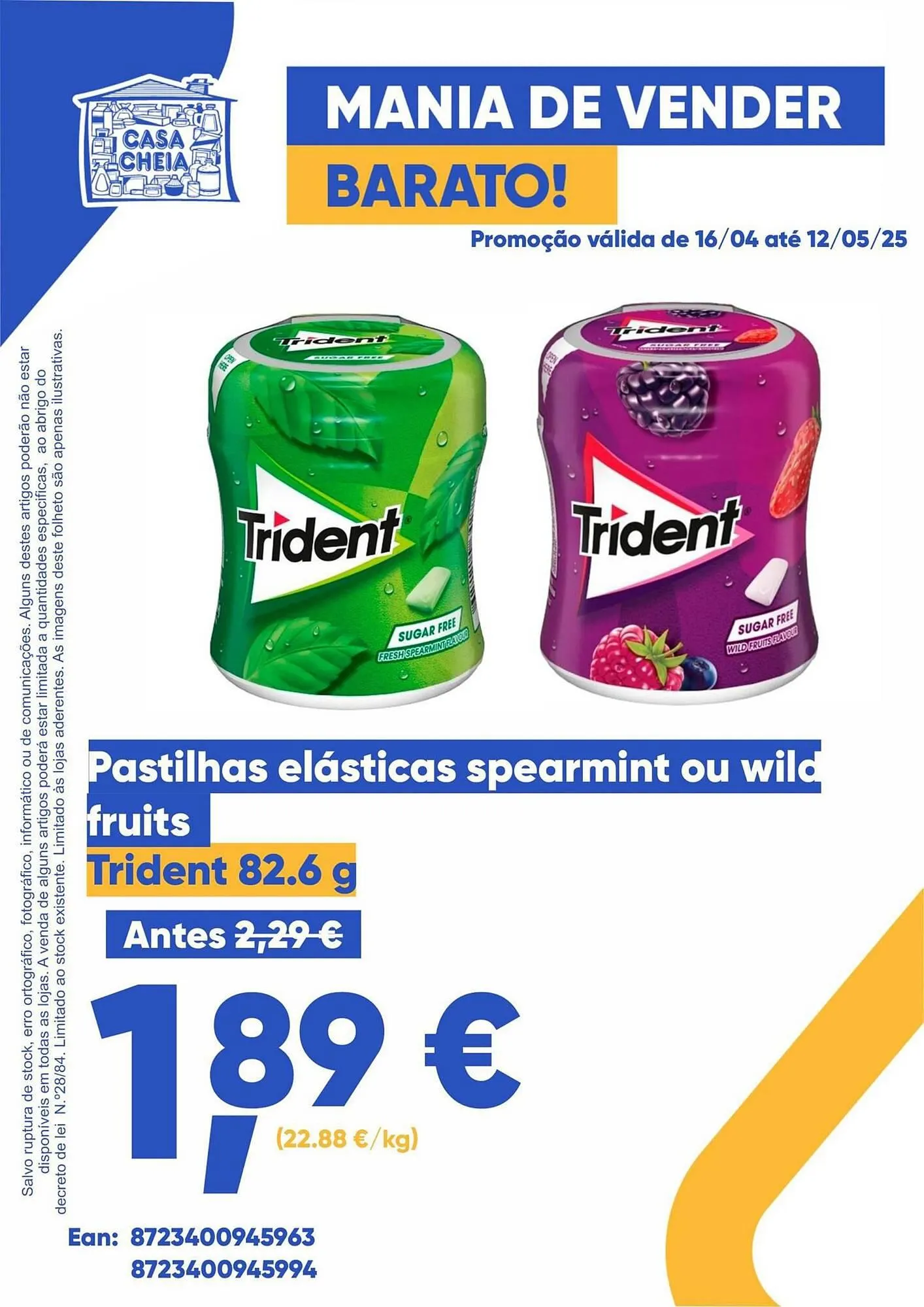 Folheto Folheto Casa Cheia de 17 de abril até 12 de maio 2025 - Pagina 1