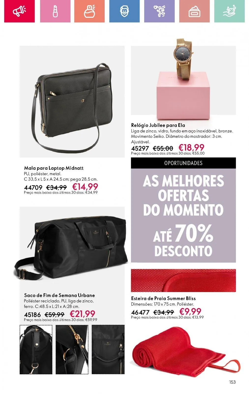 Folheto Folheto de Oriflame até 05.07.2025 de 18 de junho até 5 de julho 2025 - Pagina 153