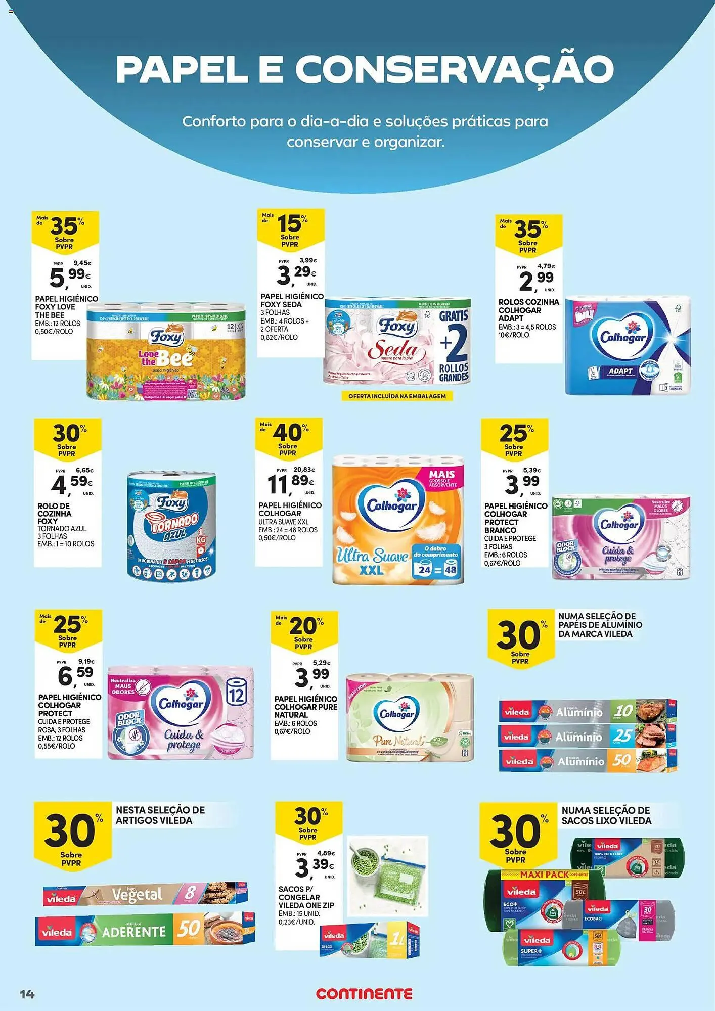 Folheto Folheto Continente de 24 de fevereiro até 17 de março 2026 - Pagina 14