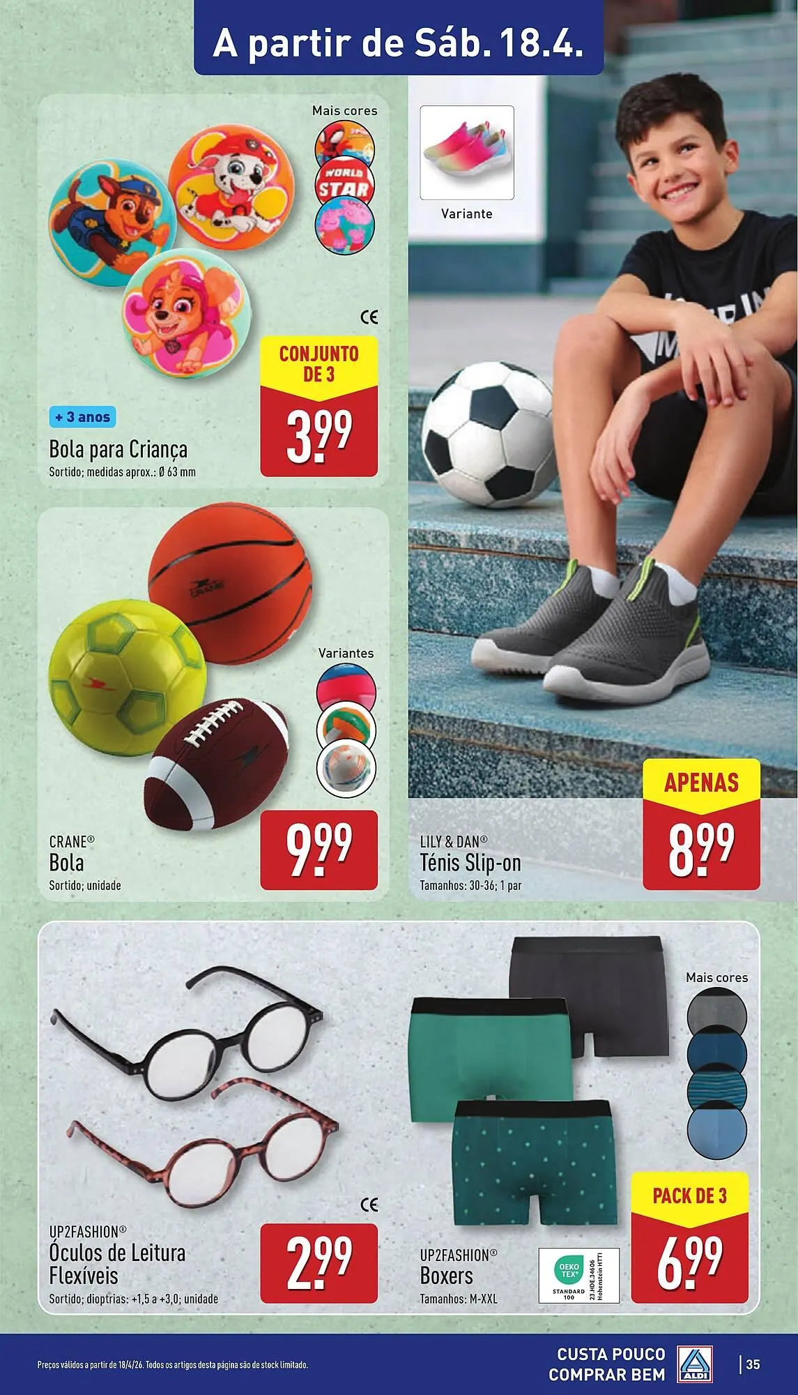 Folheto Folheto ALDI de 13 de abril até 19 de abril 2026 - Pagina 35