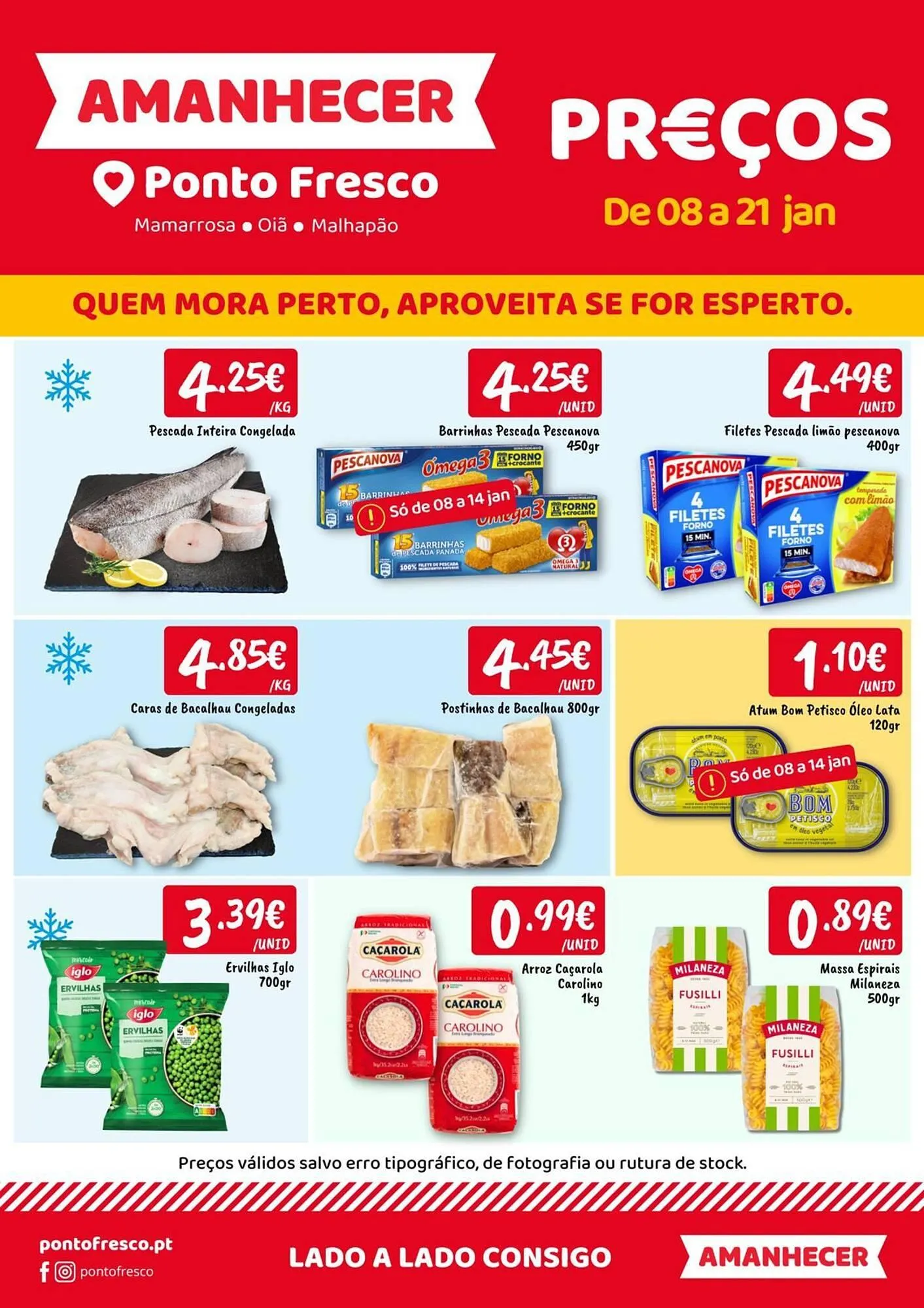 Folheto Folheto Ponto Fresco de 8 de janeiro até 21 de janeiro 2026 - Pagina 1