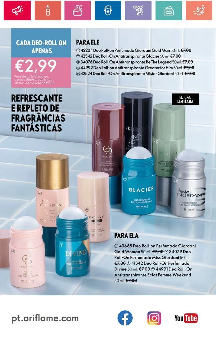 Folheto Folheto Oriflame de 30 de maio até 19 de junho 2024 - Pagina 166