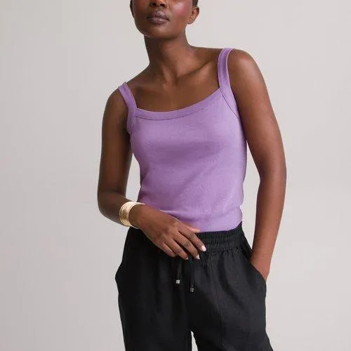 Top, puro algodão penteado