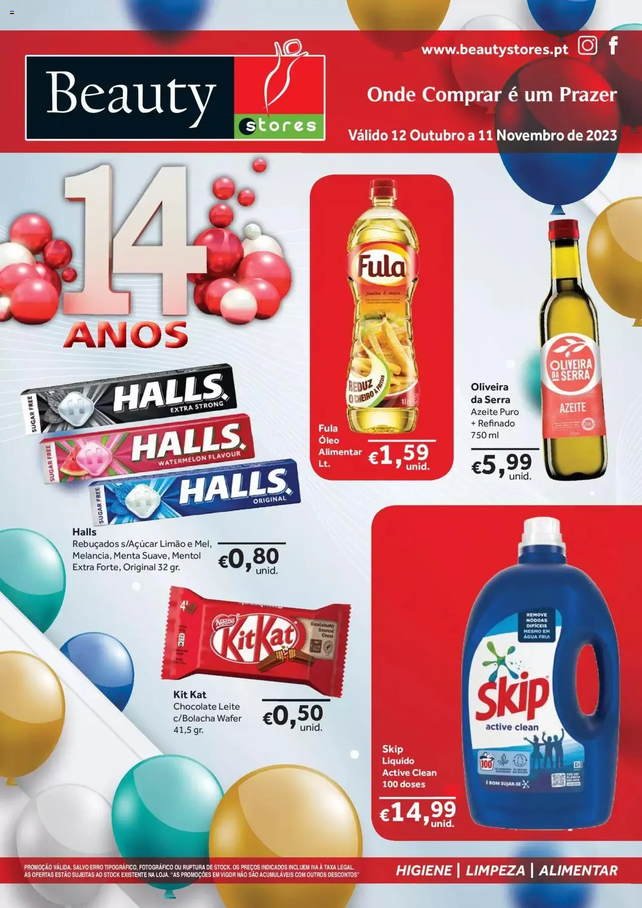 Folheto Beauty Stores folheto de 12 de outubro até 11 de novembro 2023 - Pagina 1