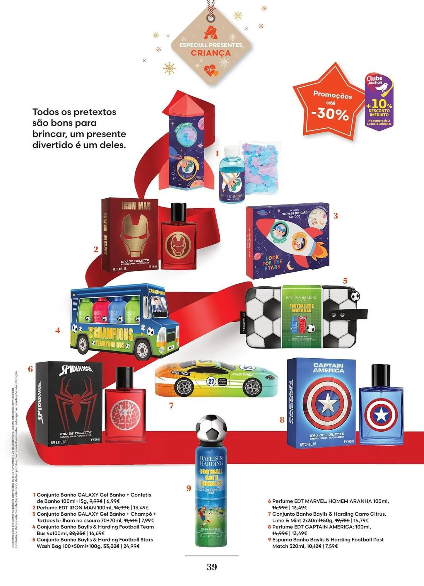 Folheto Folheto Auchan de 6 de novembro até 26 de dezembro 2025 - Pagina 39