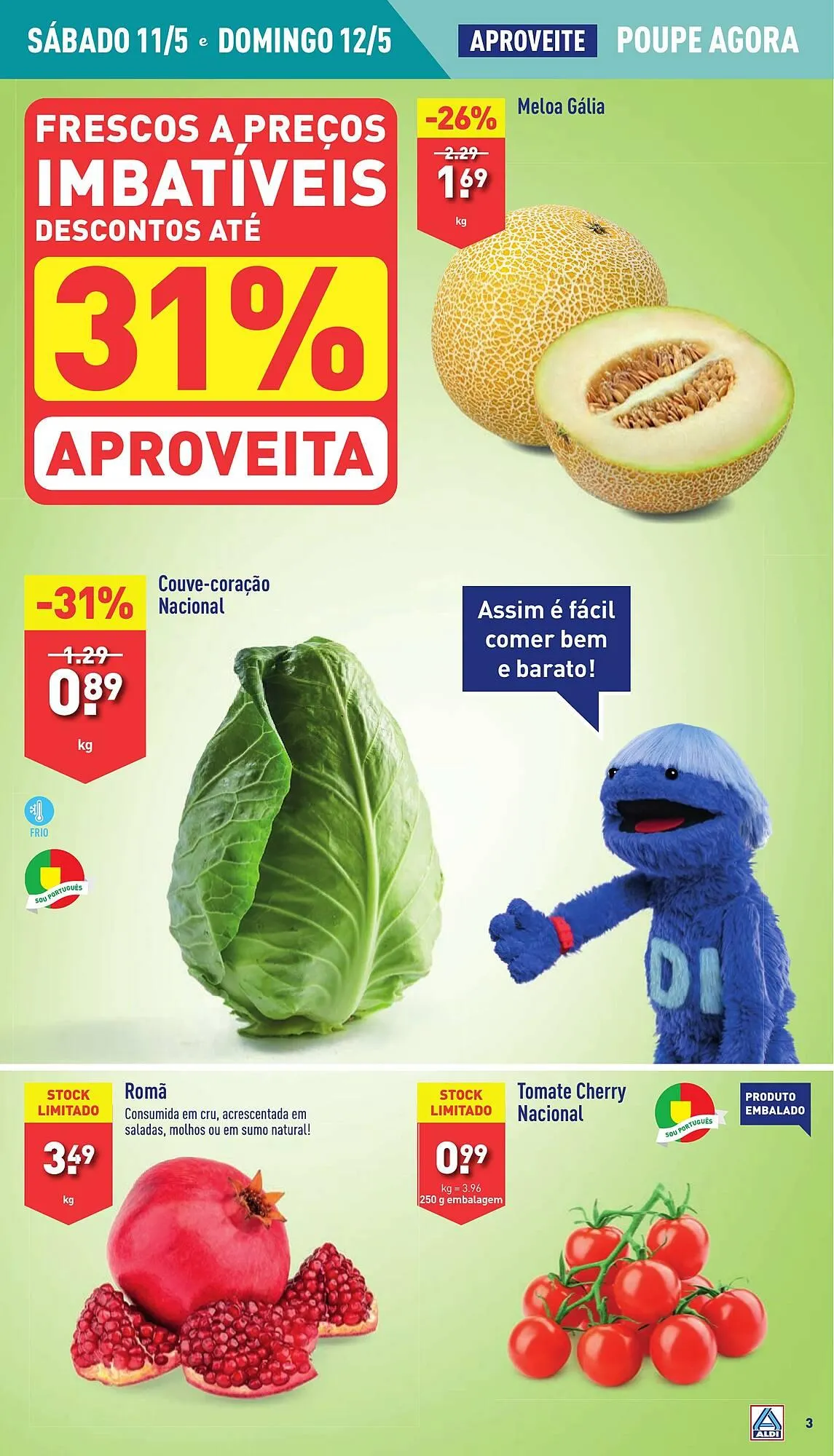 Folheto Folheto ALDI de 8 de maio até 14 de maio 2024 - Pagina 3
