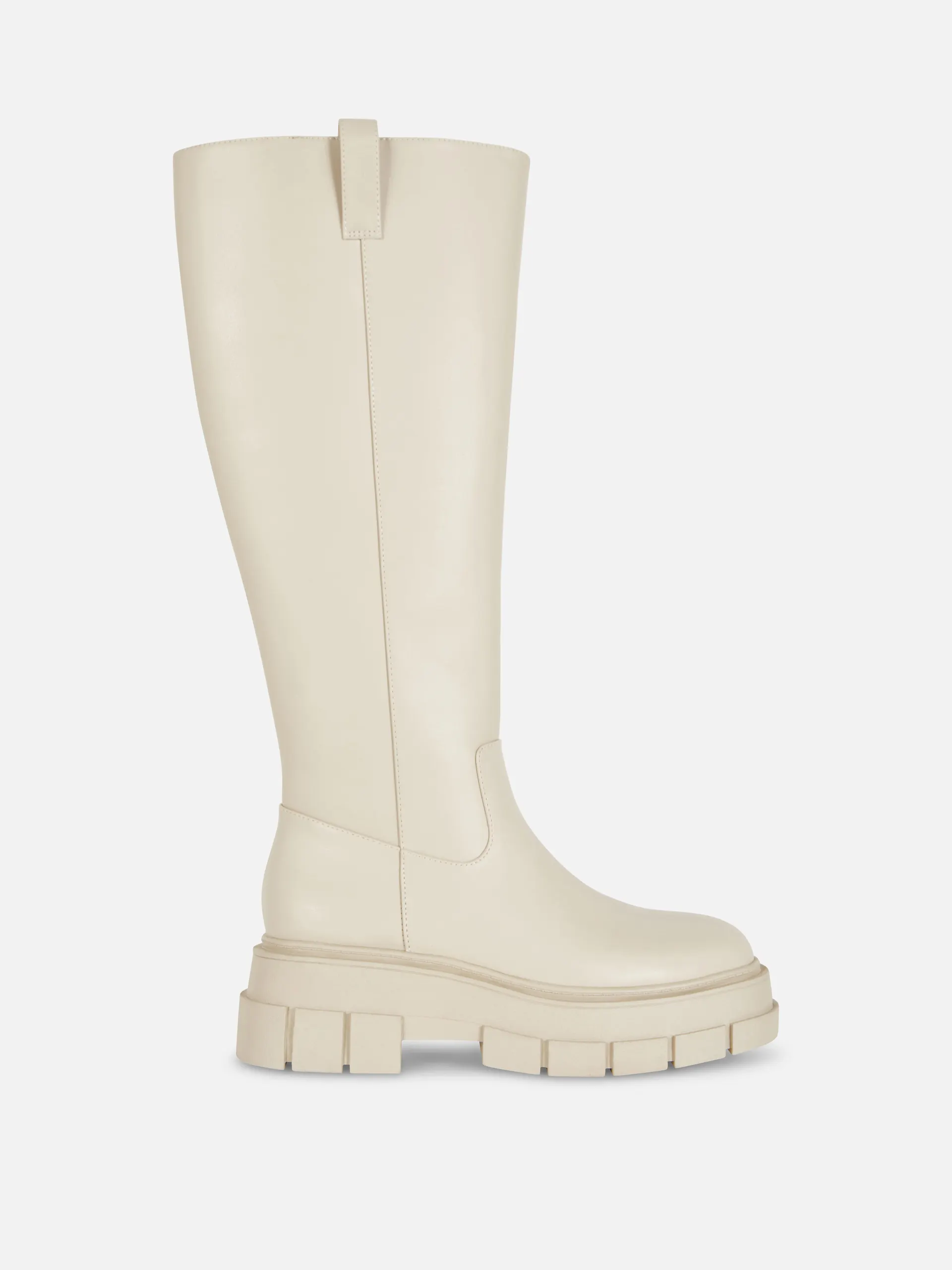 Botas joelho sola grossa