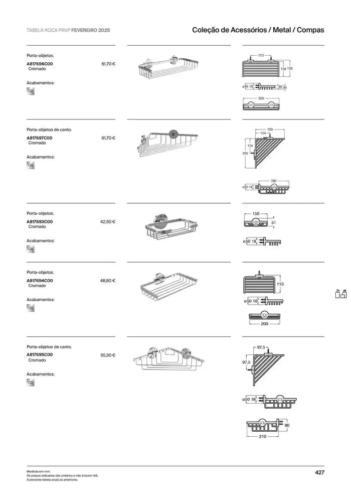 Folheto Soluções de Banho de 6 de janeiro até 31 de dezembro 2025 - Pagina 429