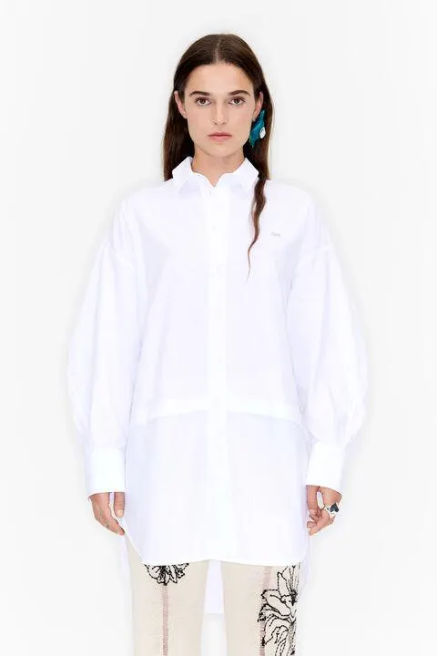 Camisa oversize branca