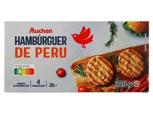 hambúrgueres auchan peru 4un 320g