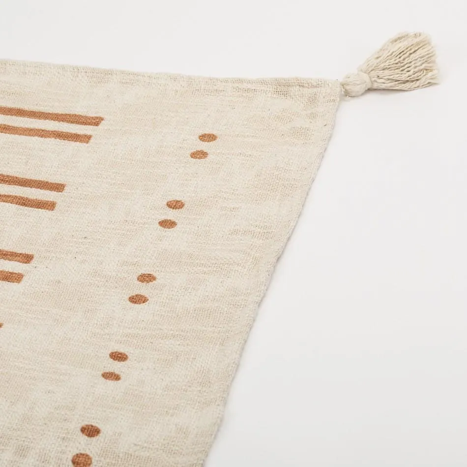 Plaid algodão Vulcano mandarina