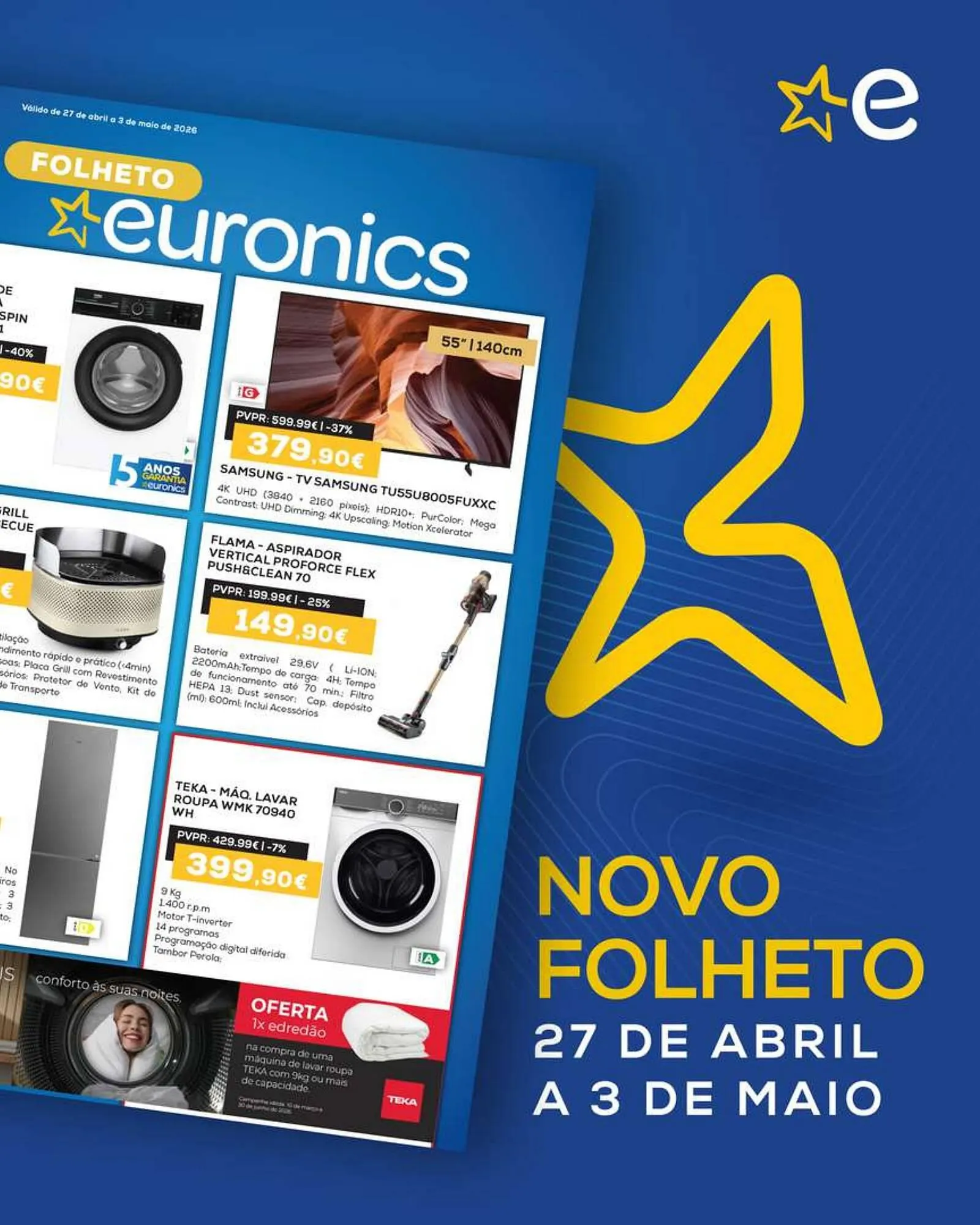 Folheto Folheto Euronics de 29 de abril até 3 de maio 2026 - Pagina 1