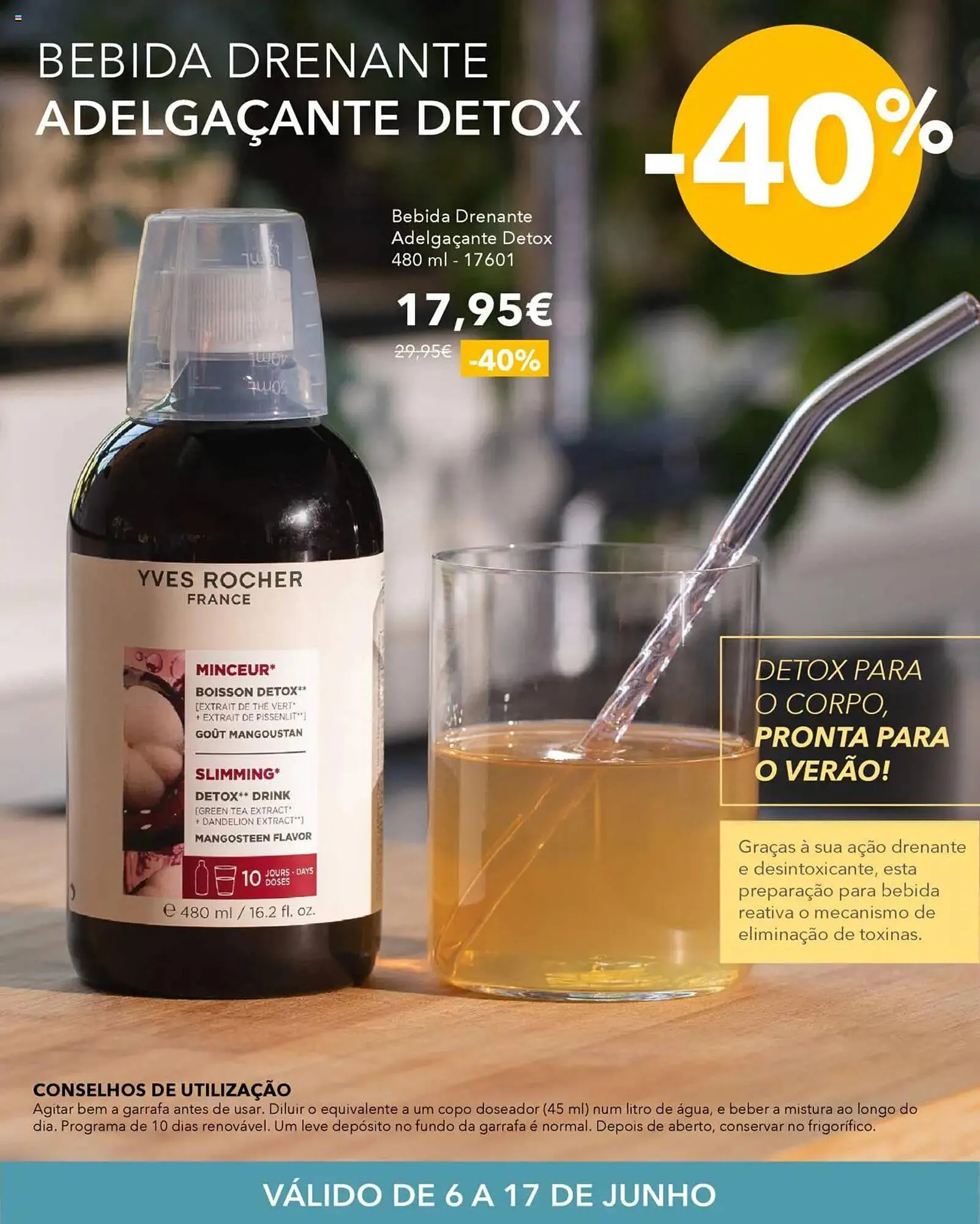 Folheto Folheto Yves Rocher de 6 de junho até 18 de junho 2025 - Pagina 2